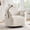 210° - White, variant on Noble House Sigrid 360° Swivel Rocking Recliner Chair, Electric Power Adjustable Chenille Armchair with USB, Light Green