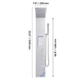 thumbnail image 5 of VEVOR Shower Panel Tower System with Rainfall Shower Head, 53 in Brushed Stainless Steel Shower Column, 3-Function Faucet, High Pressure Wall-Mount Rain Massage System, with Large Body Jet, Handheld, 5 of 10