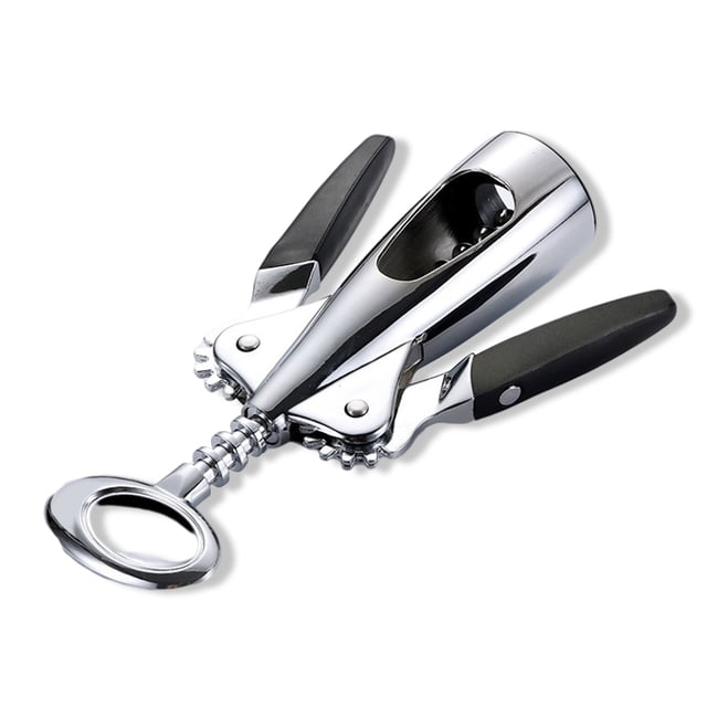 Naiovety Abrebotellas de vino de zinc Manual Bebidas Botella Removedor de corcho Tarro Sacacorchos con accesorios Bar Herramienta esencial Mujeres Adultos Barra de herramientas Naiovety HA009203-00