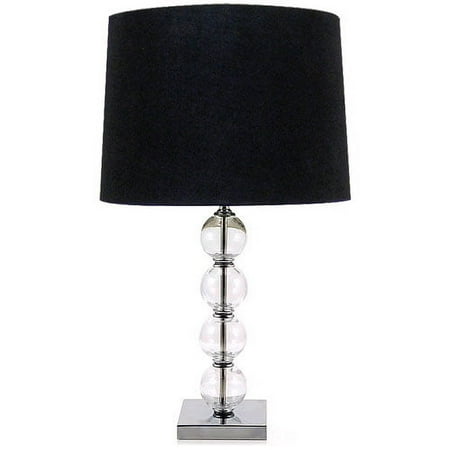 Ball Lamp Blk Shde Table Lamp