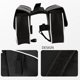 thumbnail image 2 of Sonducket Bolsa de tubo para cuadro de bicicleta, bolsas organizadoras exquisitas universales, bolsa de almacenamiento para bicicletas, Ciclismo, 2 of 6