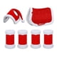 thumbnail image 1 of Santa Saddle Pads Wraps 6pcs Navidad Con Adornos Piel Sintética, 1 of 10