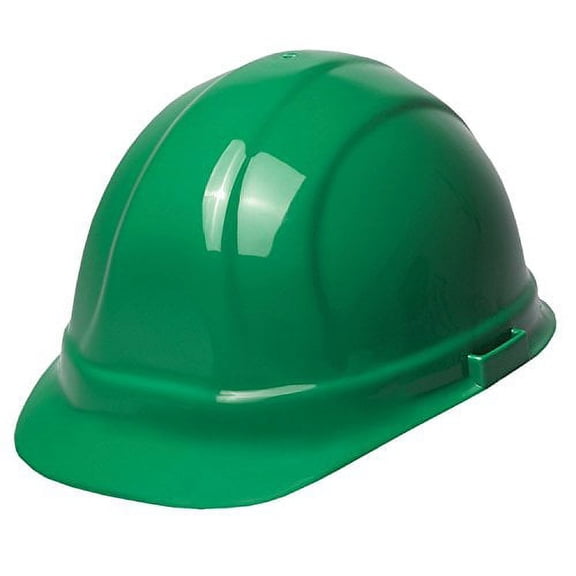 Hard Hat, Omega II, Polyethylene, 6 Point Ratchet, Type 1, Class E, Green WEL19958GR