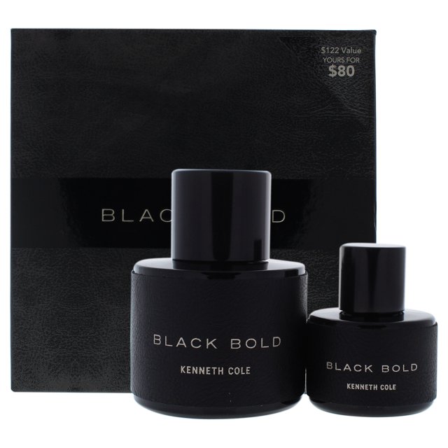 Black Bold by Kenneth Cole for Men - 2 Pc Gift Set 3.4oz EDP Spray, 1.0oz EDP Spray