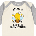 thumbnail image 4 of Inktastic Cute Bee Mimi's Little Honeybee with Stars Boys or Girls Long Sleeve Baby Bodysuit, 4 of 5