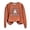 Pink, variant on Gunia Women Halloween Sweatshirt Jesus Fashion Long Sleeved Round Neck Sweater Fashion Graphic Pullover Tops Fall Trendy Clothes Beige S-2Xl