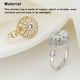 thumbnail image 5 of Anillo de apertura de moda Sonducket joyería decorativa oro blanco y oro, 5 of 6