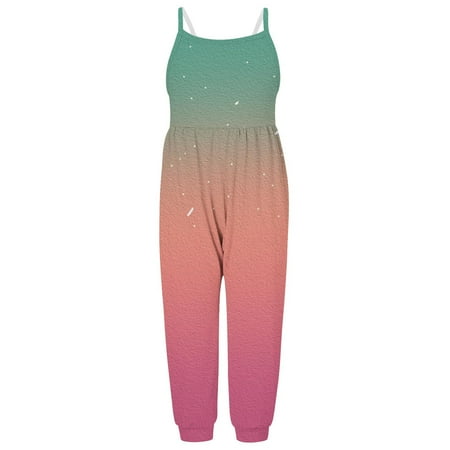 

Toddler Khaki Pants Toddler Girls Kids Printing Jumpsuit Playsuit Strap Romper Summer Outfits Clothes New Jumpsuit Multicolor 4-5T