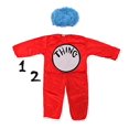 thumbnail image 2 of Dr. Seuss Thing 1 & 2 Costume Enfant Tout-Petit 2-4T, 2 of 4