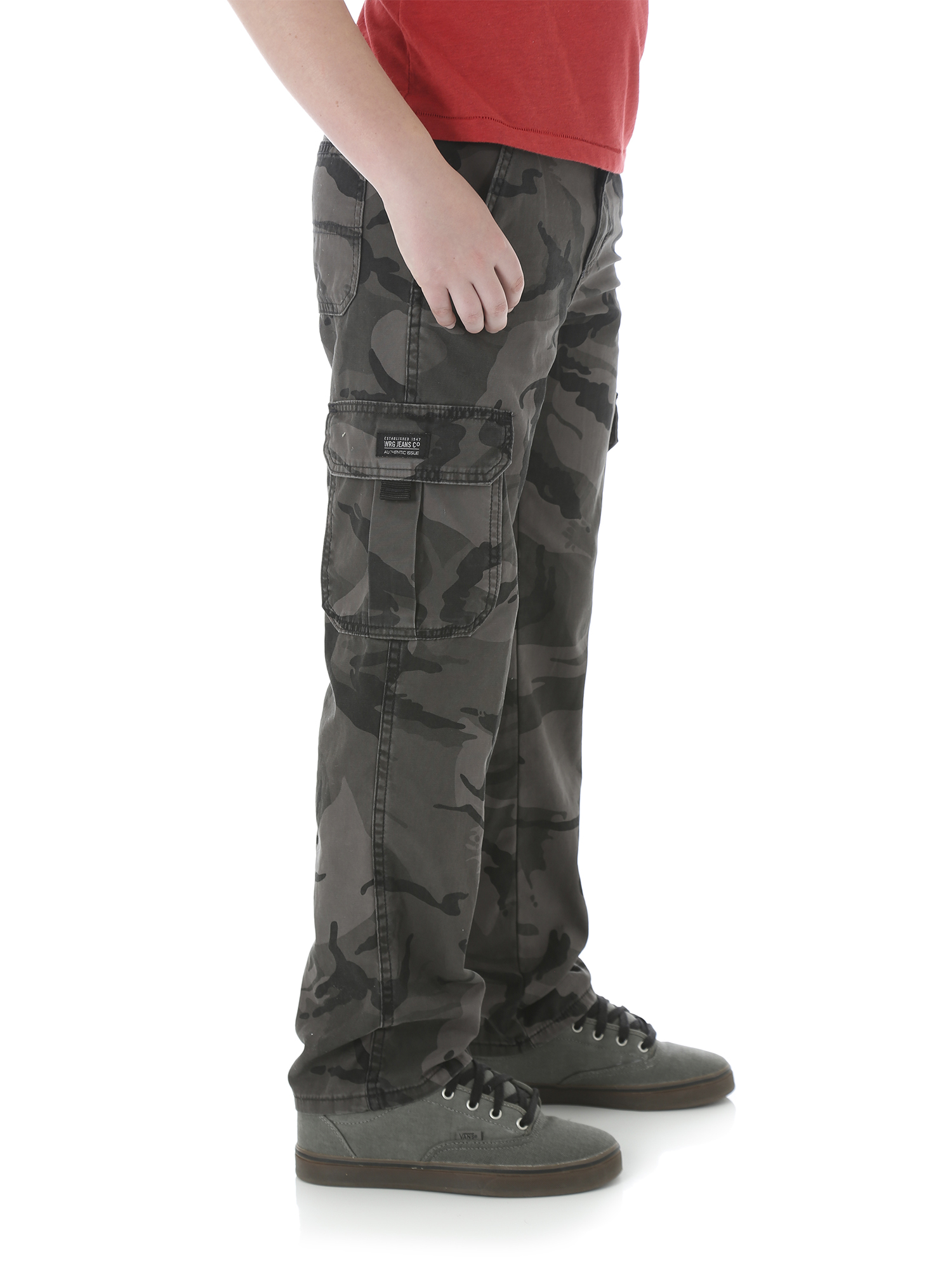 Wrangler Husky Boys' Classic Cargo Pant 