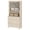 Natural Oak, variant on Modern 71 inches Tall Bookcase with 3 Drawers, 3-Tier for Home Office,Dark Brown Wood