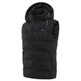 thumbnail image 5 of Heated Vest Women Usb Rechargeable 2 Heat Levels 11 Heating Zones Waterproof Electric Heated Jackets Heated Jacket Black M, 5 of 7