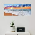 thumbnail image 2 of 3 Panels Beach Home Beach Decor for Home Beach Art Colorful Ocean Beach Kitchen Decor Sunrise Beach Wall Decor for Home Beach Wall Art Beach Room Decor Wall Decor 12" x 16" x 3 Pieces, 2 of 6