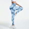 thumbnail image 5 of GEWSEY Womens High Waist Tummy Control Leggings Ruched Lift Yoga Pants Workout Tights (Sky Blue, S), 5 of 7