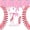 Pink D, variant on Meiyoeat Donut Baseball K Letter Twin Sheet Sets for Kids Girls, Cartoon Ice Cream Drip Bedding, Pink, 3pcs