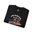 thumbnail image 3 of Life is Better with Dachshund - Funny Dog Lover Unisex Ultra Cotton Tee, 3 of 4