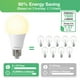 thumbnail image 3 of DEGNJU Bombillas de 100 vatios Eqv Bombillas de luz cálida LED 1500LM Bombilla de luz blanca suave E26 13W Bombilla estándar brillante para electrodomésticos 15000H Bombillas de luz blanca no regulabl, 3 of 8