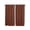 Dark Brown, variant on White Tier Curtains 45 Inches Long, Farmhouse Burlap Solid White Color Modern Linen Texture Window Treatment Curtain Drapes, Small Curtain Drapes for Bathroom Laundry Room, 27.5"x45", 2 Panels