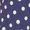 Navy, variant on Navy Polka Dot V-Neck Wrap High-Low Maxi Dress For Women