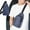 Dark Blue, variant on Men Crossbody Sling Bag, Lightweight Chest Backpack Water Resistant with Multiple Pockets Oxford Cloth With Earphone Hole for Travel Hiking and Daily Use Dark Blue 11.81x6.69x1.97 in