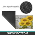 thumbnail image 7 of Kitchen Rugs and Mats Non Skid Washable Text Board Sunflower Flowers Kitchen Mat and Rug Set,Floor Cushion Waterproof Rug,Rubber Backed Area Rugs for Kitchen Laundry, 7 of 7