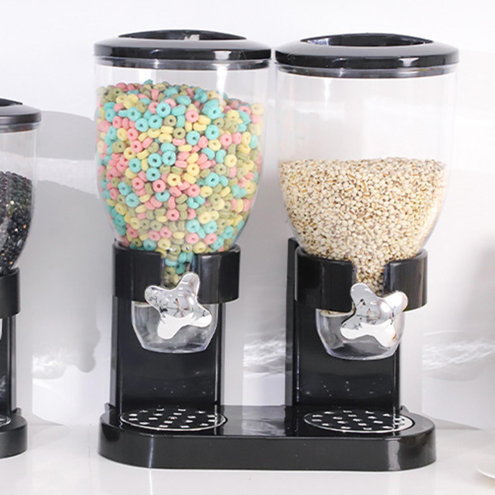 EJWQWQE Cereal Dispenser Countertop With Lids, 5L Organization And Storage  Containers For Kitchen And Pantry, Rice Dispenser For Cereal, Beans