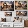 thumbnail image 4 of Designart "Colosseo Beige Italy" Architecture Floater Framed Canvas Wall Art, 4 of 7