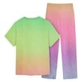 thumbnail image 5 of HAJWOH Scrubs for Men Set Stretchy Nurse Uniform Short Sleeve V-Neck Scrub & Jogger Pant Solid Color Scrubs Sets with Multi Pockets Green XL, 5 of 5