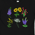 thumbnail image 4 of Inktastic Group of Beautiful Wildflowers Boys or Girls Baby T-Shirt, 4 of 5
