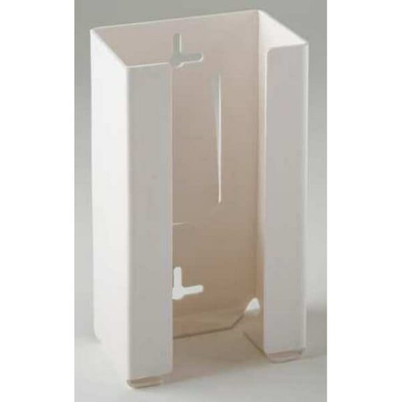Glove Dispenser, Acrylic, Holds (1) Box ,White ,10"H x 5-1/2"W x 3-3/4"D