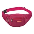thumbnail image 3 of Riñonera para correr, riñonera para correr, riñonera duradera ajustable para senderismo, riñonera para acampar, trotar, entrenamiento al aire libre Rosa, 3 of 8