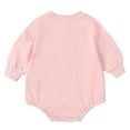 thumbnail image 4 of KVPLBQFD Toddler Girl Sweat Suit Toddler Onesie Solid Outfits Girls and Boys Sweatshirt Tops Romper Cute Clothes Baby Boy Clothes 0-3 Months Gifts For 18 Month Old Boy, 4 of 4