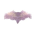 thumbnail image 1 of Visland Lace Embroidered Fake Collar Hollow See-through Lace Flower Pattern False Collar Lace Embellished Clothing Accessory, 1 of 8