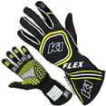thumbnail image 2 of K1 Racegear Glove Flex Large Black / Flo Yellow SFI / FIA, 2 of 4