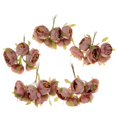 thumbnail image 1 of 30 Piezas Artificiales DIY decoración para hogar Ramo es Artificiales brote Gloria Botón artificial de la camelia, 1 of 9