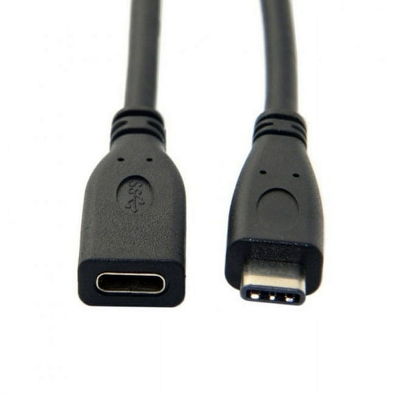JSER USB-C USB 3.1 Type C Male to Female Extension Data Cable for Laptop Macbook Tablet Mobile Phone 2m
