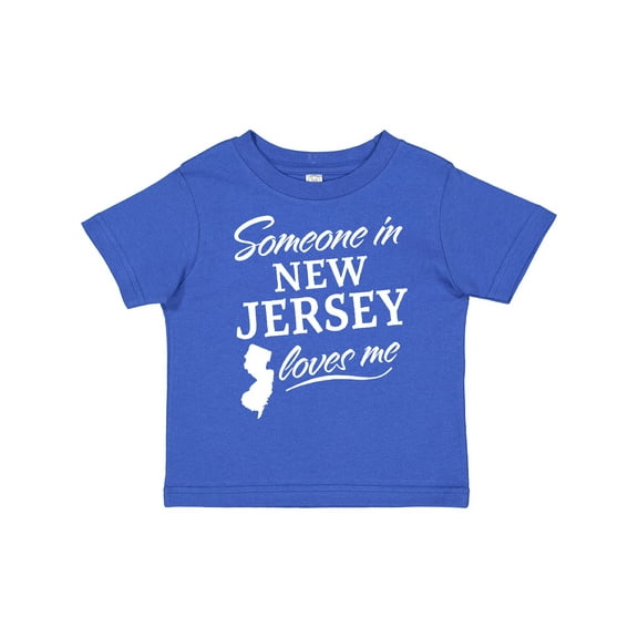 Inktastic Someone in New Jersey Loves Me Boys or Girls Toddler T-Shirt