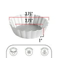 thumbnail image 3 of Fat Daddio's PFT-375 Round Fluted Tart Pan with Removable Bottom, 3.75 x 1 inch, 3 of 5
