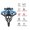bleu, variante sur Planeur RC, Télécommande 2,4 GHz Airpalne, Poussée 4 Moteurs, 3 Vitesses, Avion Télécommandé 360 Cascades Jouet avec Lumières