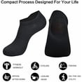 thumbnail image 5 of Ankle Socks Womens and Men Thin Athletic Running Low Cut No Show Socks With Heel Tab 6-10 Pairs, 5 of 7