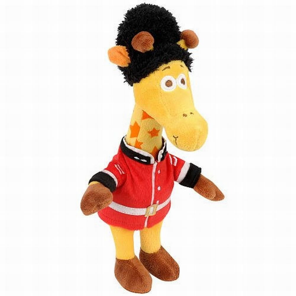 Plush 10 inch Geoffrey - British Guard Costume, Geoffrey the giraffe 10