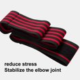 thumbnail image 2 of Elastic Fabric Elbow Supporter Sports Elbow Pad Compression Elbow Protection for Joint Stability Injury Recovery Elastic Breathable Thin Unisex, 2 of 8