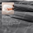 thumbnail image 5 of Bare Home Down Alternative Comforter Set - 2-Pieces - All Seasons - Twin/Twin-XL, Gray/White, 5 of 8
