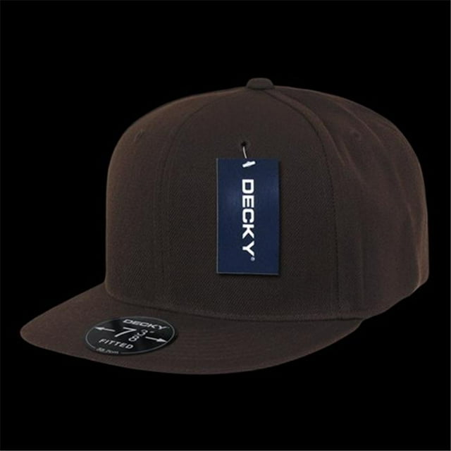 Decky RP1-PL-BRN-24 Casquettes Rétro Ajustées Brun - 7,13