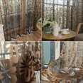 thumbnail image 4 of Cortina Gasa 3D Jacquard Gran Flor Ojal Para Decoración Ventana Salón Boda Fiesta Café Sunnimix Sheer, 4 of 6