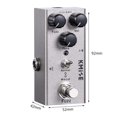 thumbnail image 4 of lotmusic Pedal de efectos de guitarra eléctrica Mini tipo único DC 9V True Bypass (Fuzz), 4 of 9