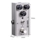 thumbnail image 4 of lotmusic Pedal de efectos de guitarra eléctrica Mini tipo único DC 9V True Bypass (Fuzz), 4 of 9