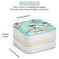thumbnail image 3 of Tennis Portable Square Jewelry Box Organizer for Rings, Earrings, Necklaces, Bracelets - for Girls and Women, 3 of 7