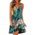 thumbnail image 1 of TIMIFIS Robe T-Shirt Décontractée d'Été pour Femmes, Robe Évasée Soleil, Couvre-Maillot de Bain de Plage ummer, 1 of 5