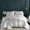 White, variant on DBOZE 3 Pieces Satin Duvet Cover With Zipper Closure Bedding Sets 1800 Series Luxury Rich Silk Silky Super Soft Solid Color Reversible Honeymoon Wrinkle Free (King, White)